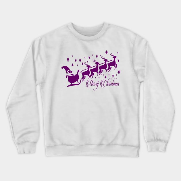 Merry-Christmas Crewneck Sweatshirt by DrDesign